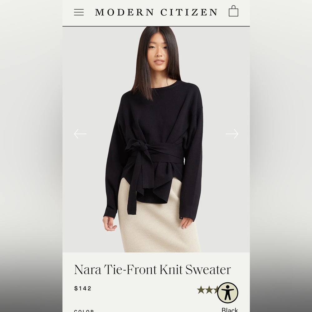 VERY stretchy/thick sweater by Modern Citizen
